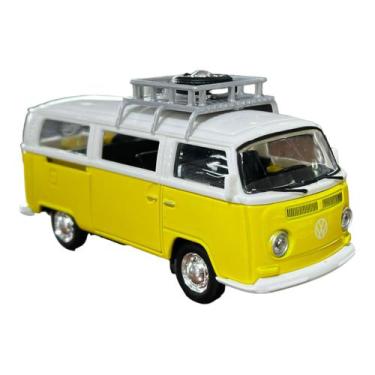 Imagem de Miniatura Volkswagen Kombi Weekenders Amarelo Maisto 1:43