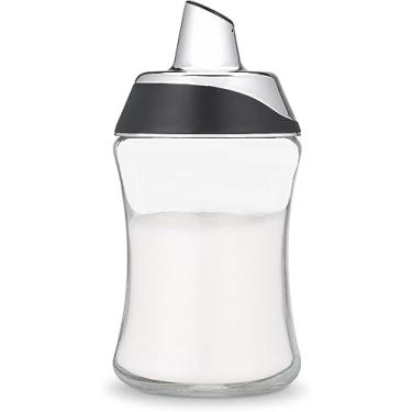 Imagem de J&M DESIGN Dispensador de açúcar com tampa de bico de despejo, recipiente de açúcar, coqueteleira, acessórios para café, organizador de acessórios essenciais, creme em pó, suprimentos de panificação,