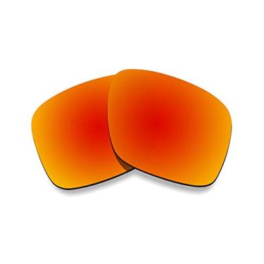 Imagem de Littlebird4 Lentes de substituição de 1,5 mm para óculos de sol Oakley Holbrook XL OO9417 com excelente polarização - Multiopções (espelhado vermelho fogo)