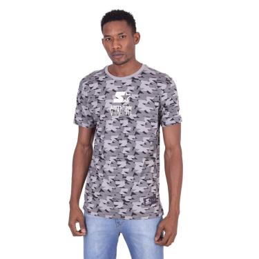 Imagem de Camiseta Starter Especial Estampada Pixo Black Label Cinza Masculino-Masculino