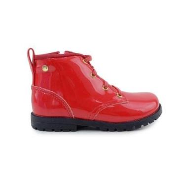 Imagem de Bota Infantil Feminina Ortopé Baby Boot Vermelha - 21400033-Feminino