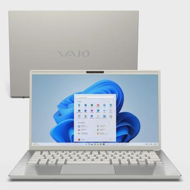 Imagem de Notebook vaio F14 Intel Core i7-1255U Windows 11 Home 32GB ram 1TB ssd 14 Full HD Leitor Digital – Branco