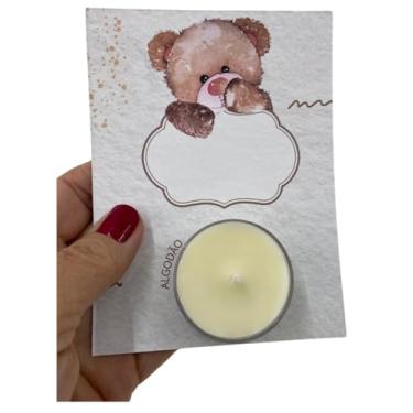 Imagem de Velitah Brasil, 12 Lembrancinhas Aniversário Maternidade Vela Aromática Card