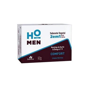 Imagem de Sabonete Vegetal em Barra Vegano 2 em 1 Corpo e Barba Comfort HO MEN 90g - Davene