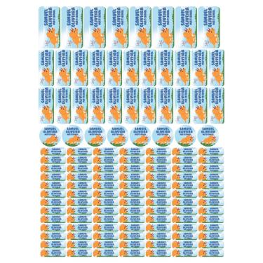 Imagem de Adesivo Etiqueta Escolar Personalizado Vinil Dinossauro 129 UN