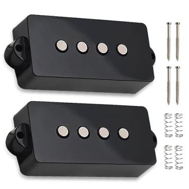 Imagem de SAPHUE Captador Humbucker para baixo Alnico 5 P para substituição de graves de precisão de 4 cordas P