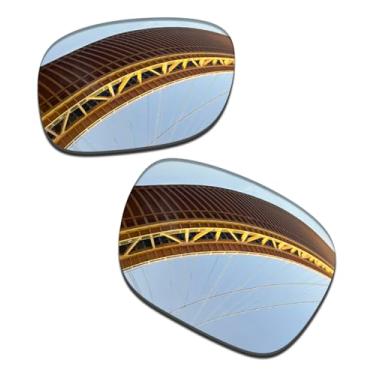 Imagem de LenzProse Lentes de reposição polarizadas de 1,5 mm para óculos de sol Oakley Holbrook XL OO9417 59 mm, antiarranhões | Ajuste perfeito