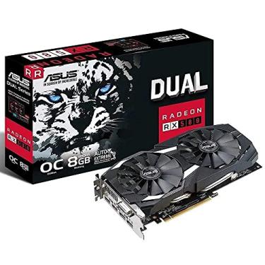 Imagem de Placa De Video Rx 580 8gb Gddr5 Dual-rx580-o8g Asus 90yv0aq1-m0na00