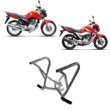 Imagem de Protetor Carenagem Titan 160 2016 A 2022 Cromado - MA Motos