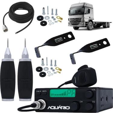 Imagem de Rádio Px 40 Canais Rp-40 Antena Inox 2,70 metros  Cabo 5,5 metros Supo