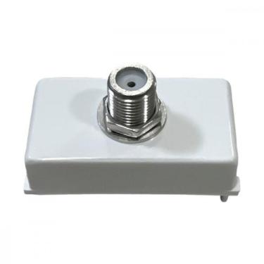 Imagem de Modulo Tramontina Liz/Lux² Tomada Tv Sat Branca Para Fio Coaxial - 571