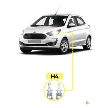 Imagem de Kit Ultra LED Ford Ka 2016/2019 20000 Lúmens 6500K Principal - V10