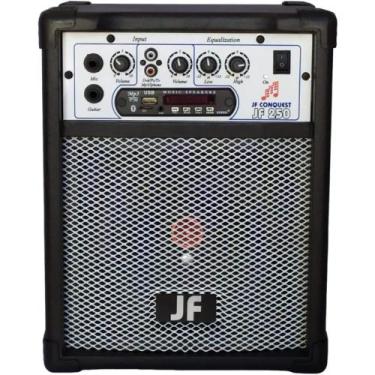 Imagem de Caixa De Som Amplificada Violão Guitar Mic Bluet 30W Preto - Jf Conque