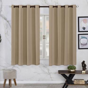 Imagem de Cortina Oxford Para Quarto/Sala 2,20x1,40 Avelã - Feffo Cortinas