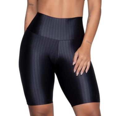 Imagem de Bermuda New Zig Fitness Vekyo Modas Feminina Ciclista 3D Ikat Roupa de