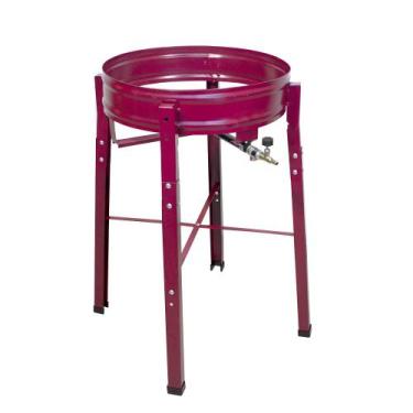 Imagem de Fritadeira Fritador Pasteleiro Grande Fogão Industrial À Gás - ROA