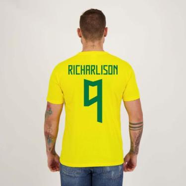 Imagem de Camisa Brasil 9 Richarlison Amarela - Licenciados, M