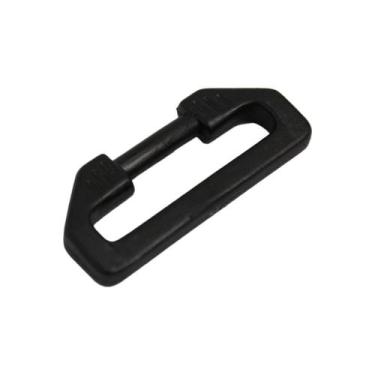 Imagem de Passador de Alça Preto Plástico Resistente Para Mochilas Fita 3,5cm 30
