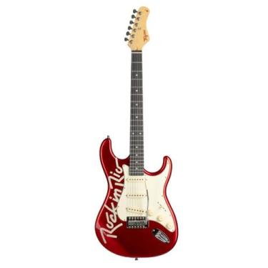 Imagem de Guitarra Tagima Stratocaster SSS Rock in Rio Candy Apple