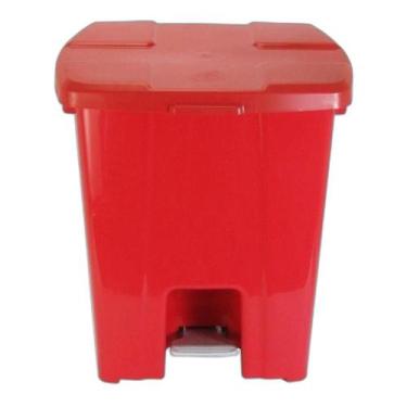 Imagem de Lixeira Quadrada Plástica Com Pedal 60 Litros Jsn