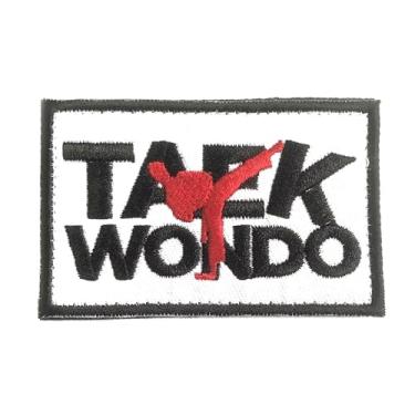 Imagem de OYSTERBOY Taekwondo Linhas Bem Feitas Aplique Decorativo Embriodered Hook & Loop Backing Patch para Uniforme Dobok Cosplay Jaquetas Jeans Roupas Coletes Mochilas Presentes Mulheres Homens