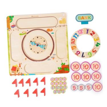 Imagem de Kokiya Jogos de Matemática para Crianças, Brinquedos de Faz de Conta, Jogos de Aprendizagem para Crianças Do Jardim de Infância, Jogo de Tabuleiro de Matemát