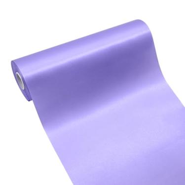 Imagem de Simplegoal Fita de cetim roxa clara 25 cm 25 jardas tecido grande fita de seda para embrulho de presente kit de cerimônia de corte grande abertura cadeira faixa mesa cabelo carro laços costura