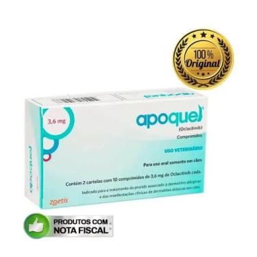 Imagem de Apoquel Dermatológico 3,6 mg Zoetis para Cães