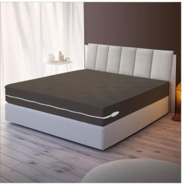Imagem de Capa Para Colchão Casal King Size -  Malha Gel com Zíper - BG Confecçõ
