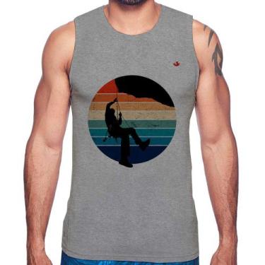 Imagem de Regata Escalada Vintage Sunset - Foca na Moda, Cinza, P