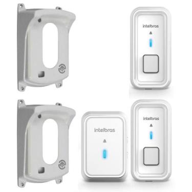 Imagem de Campainha sem fio CIB 101 Intelbras Com 2 Pontos e Protetor
