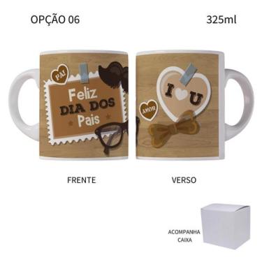 Imagem de Caneca 325ml Feliz Dia Do Pais Melhor Pai Do Mundo Super Pai - LARANJA