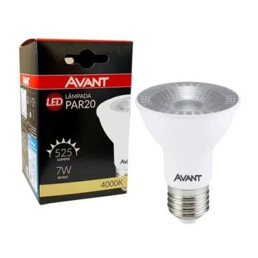 Imagem de Lâmpada Led Par20 7w Luz Neutra 4000k Bivolt E27 Avant