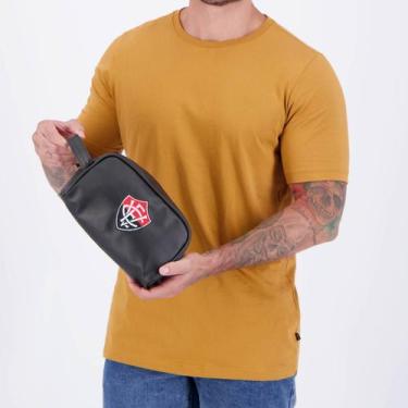 Imagem de Necessaire Vitória Nylon Preta - Jc Bandeiras, Único