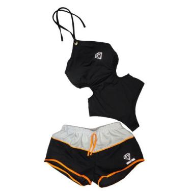 Imagem de Conjunto Maiô Feminino Com Bojo + Short - Gringas Model, Preto6, Unico