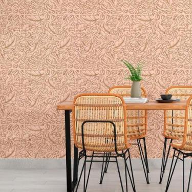 Imagem de Papel de Parede Adesivo Café N010057 Rolo 0,58x3M - Adesivo BR