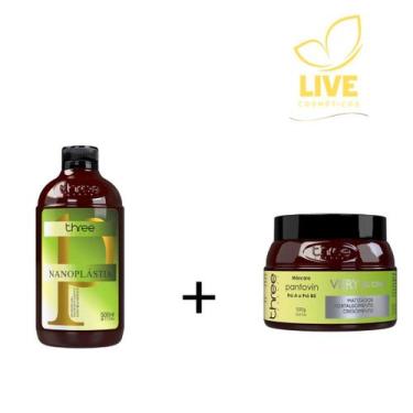 Imagem de Progressiva Nanoplastia 500ml + Máscara Very Blond Pantovin 500ml