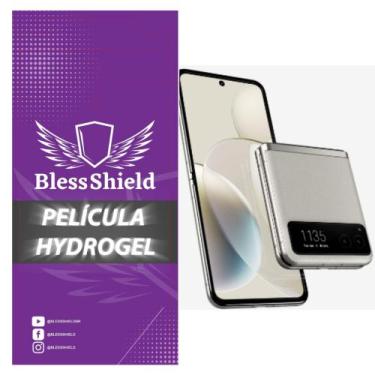 Imagem de Película de Hydrogel HD Premium Motorola Razr 40 BlessShield Cobertura