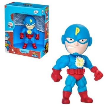 Imagem de Boneco Super Star Fire Mega Vinil Brinquedo Macio - Puff Toys Hero