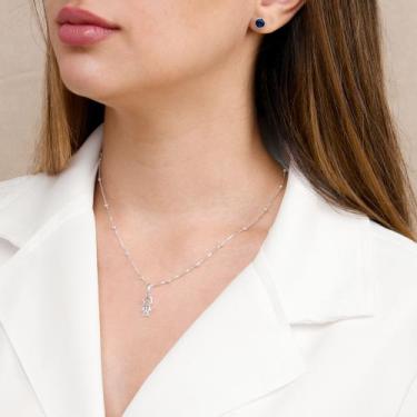 Imagem de Colar Veneziana Bolinha Pingente Filhos e Par de Brincos  Ref.502 - Ma