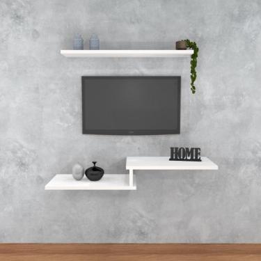 Imagem de Rack Tv Suspenso R-55 Prateleira Grande - morali