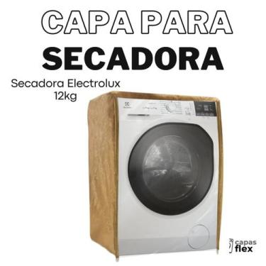Imagem de Capa secadora electrolux 12kg transparente flex - Capas Flex, BEGE