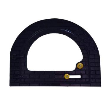 Imagem de Porta de Forno Americana Vidro Fogão a Lenha Iglu P 37x23cm - Metal Mi