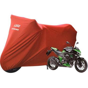 Imagem de Capa De Tecido Helanca Lycra Moto Kawasaki Z 800 - Mz, Vermelha