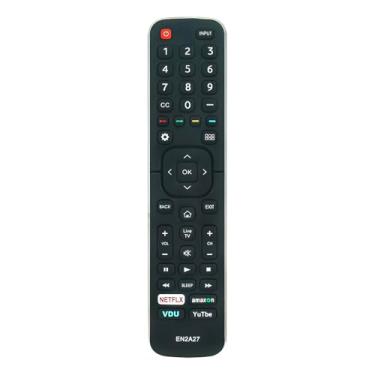 Imagem de Controle remoto de substituição universal para todas as televisões Hisense, substituição compatível com todas as Smart TVs Android Hisense 4K ULED HD UHD (EN2A27)