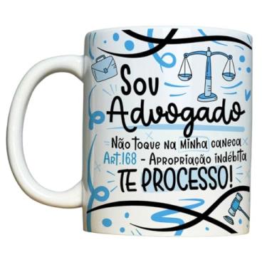 Imagem de Caneca Advogado Direito Advocacia Masculina Divertida