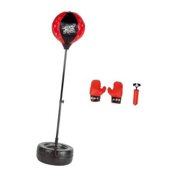 Imagem de Dynwave Alívio do estresse ventilação brinquedo saco de pancadas de velocidade com suporte multifuncional foco força treinamento saco de pancadas conjunto