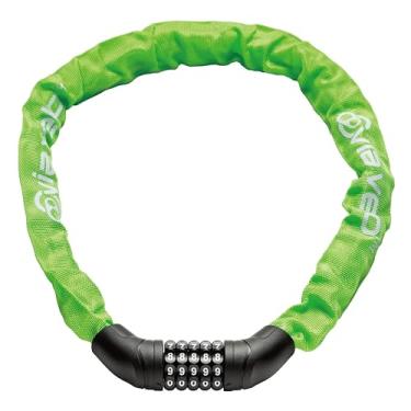 Imagem de Via Velo Cadeado de corrente de bicicleta, combinação reinicializável de 5 dígitos, trava de bicicleta resistente anti-roubo, travas de segurança de 2,95 pés para scooter, motocicleta, portão, cerca,