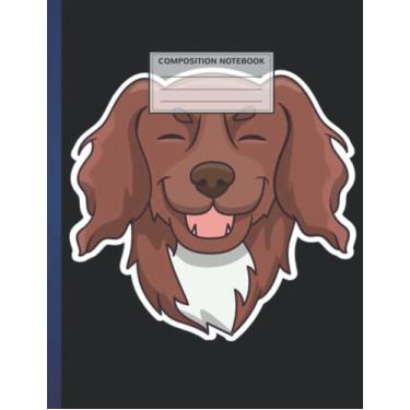 Imagem de Composition Notebook : Dog Print Journal Composition Notebook, Narrow Ruled, Notebook Wide Ruled For teen girls boys women school Students 8.5x11 inches, 110 Pages KDO-A466