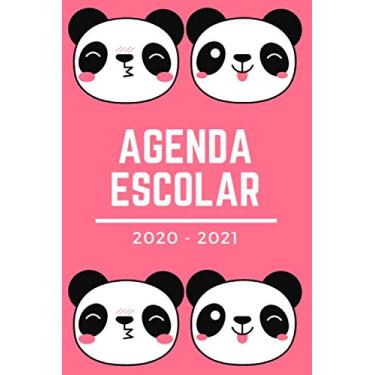 Imagem de AGENDA ESCOLAR 2020-2021: Agenda semana vista (Septiembre 2020 / Agosto 2021) | Planificador semanal (Español) | Calendario | Colegio, secundaria, estudiante | Tapa blanda Panda